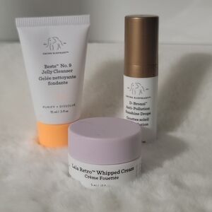Drunk Elephant Skincare Trio with B Bronzi, Bestie Cleanser, Lala Retro Whipped